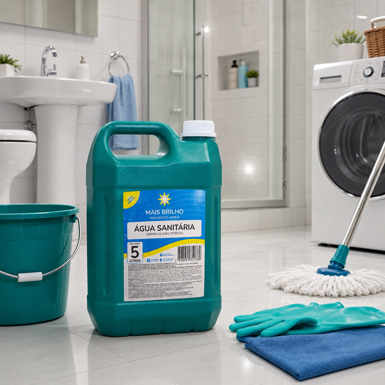AGUA SANITARIA ECONOMICA MAIS BRILHO 5L