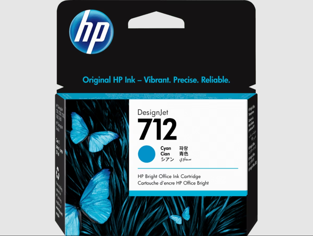 CARTUCHO HP 712 ORIGINAL 29ML AZUL 3ED67A