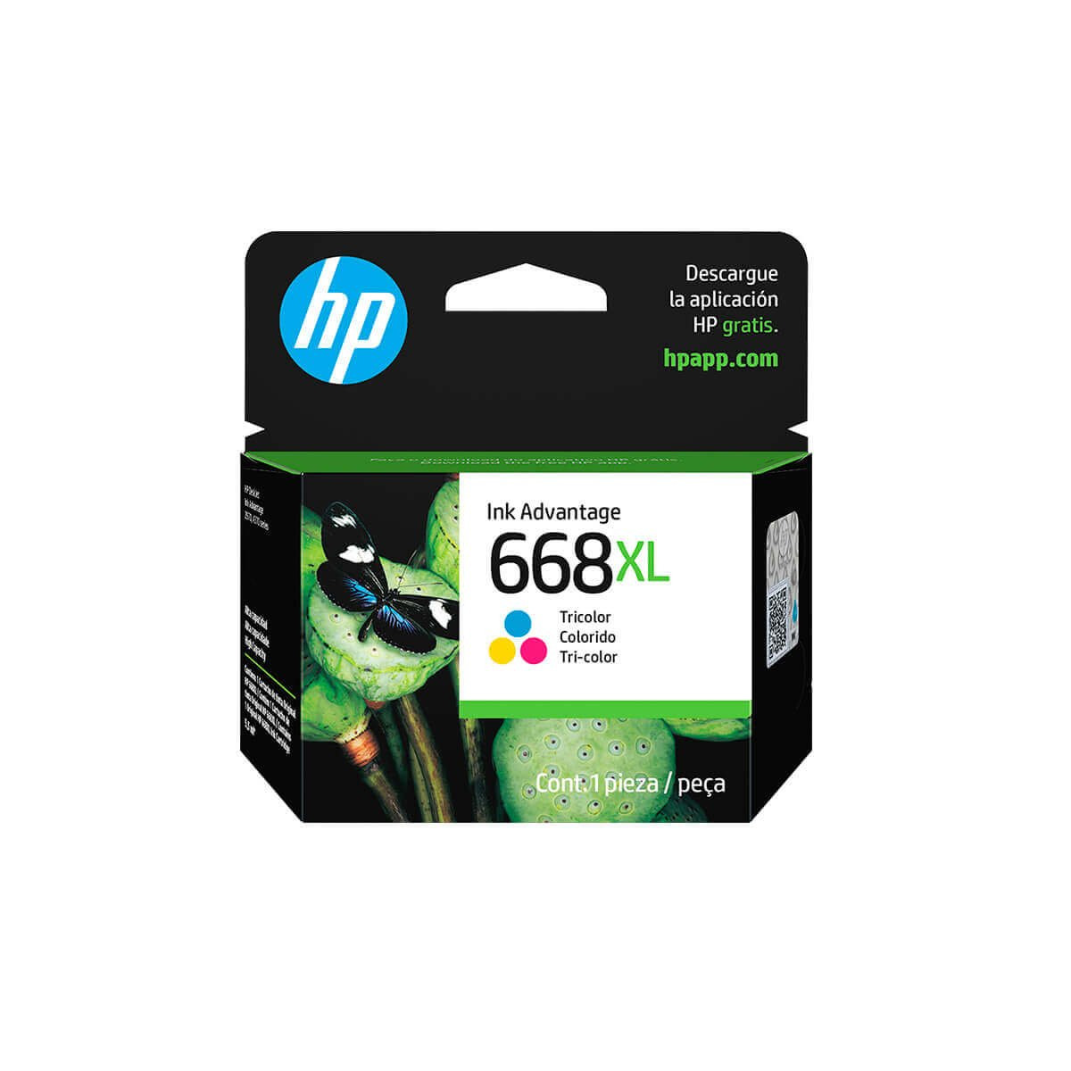 CARTUCHO ORIGINAL HP 668XL 5,5 ML COLOR