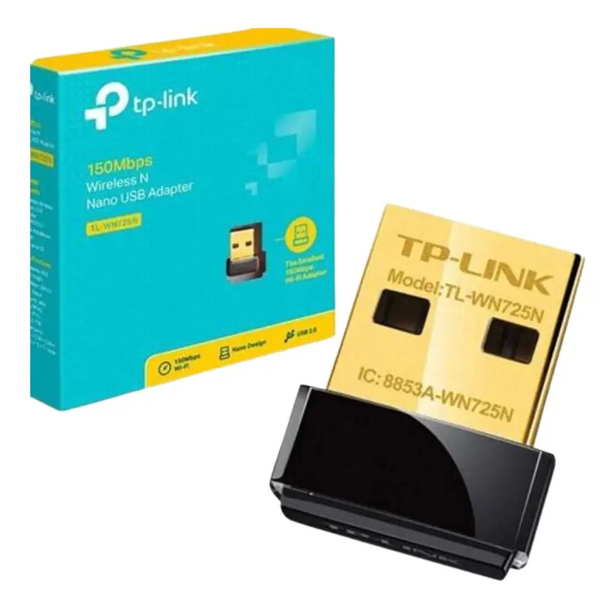 ADAPTADOR USB WIRELESS 150MBPS NANO TL-WN725N TP-LINK