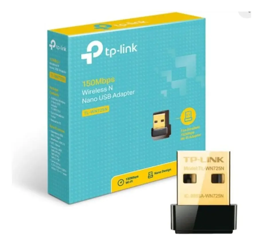 ADAPTADOR USB WIRELESS 150MBPS NANO TL-WN725N TP-LINK