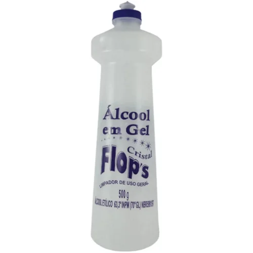 ALCOOL GEL FLOPS 65% CRISTAL 500G