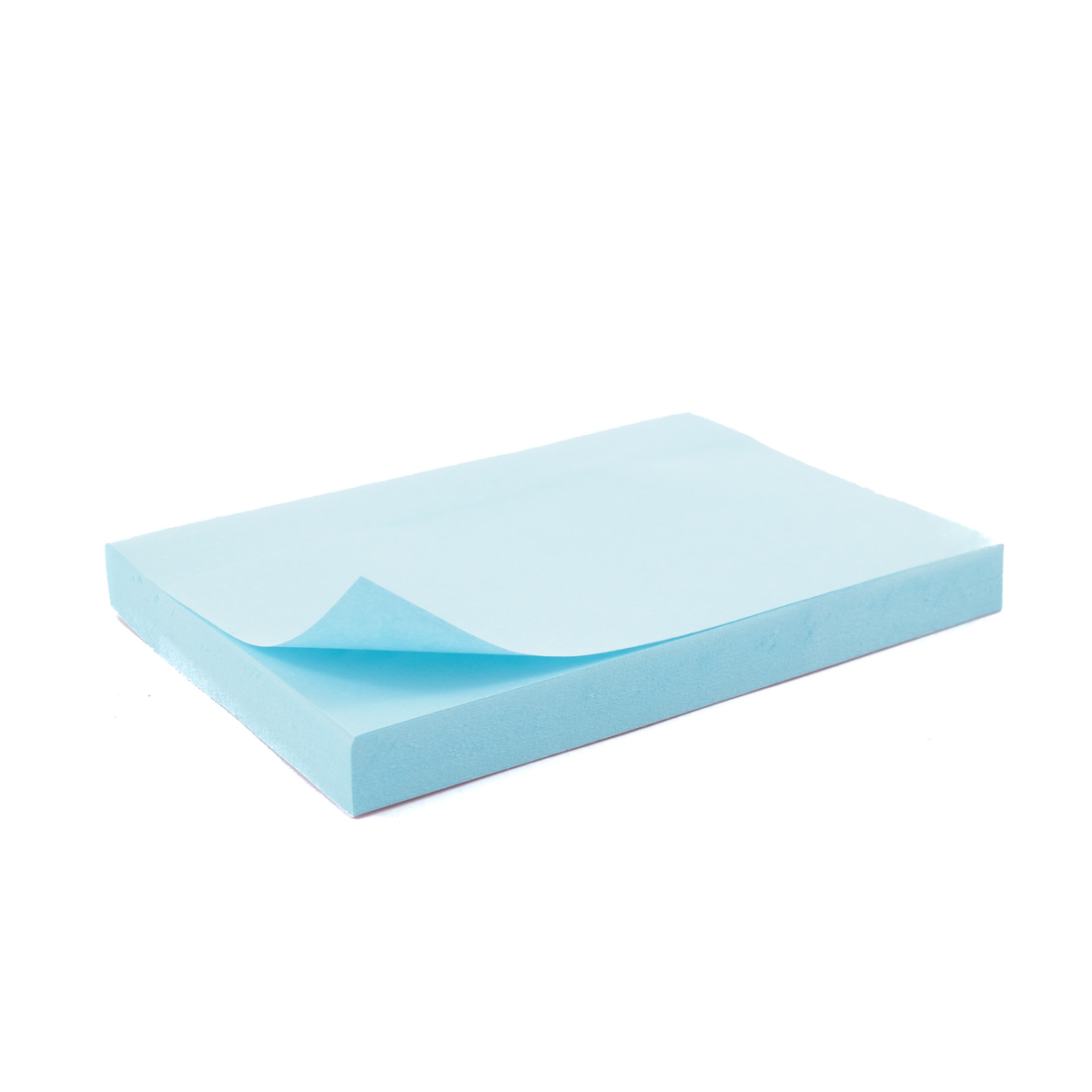 BLOCO ADESIVO GO OFFICE 75X100MM AZUL PASTEL