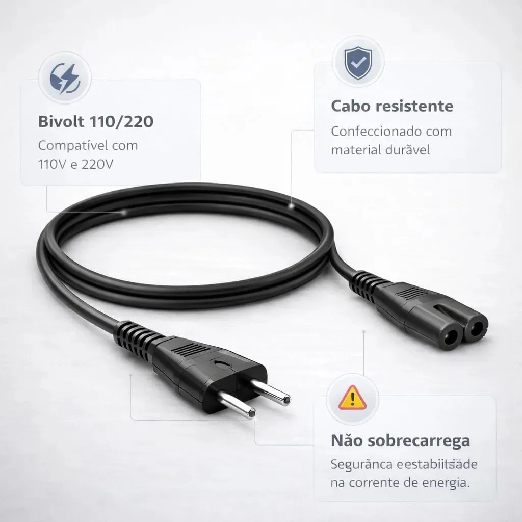 CABO DE FORCA NOTEBOOK BIPOLAR