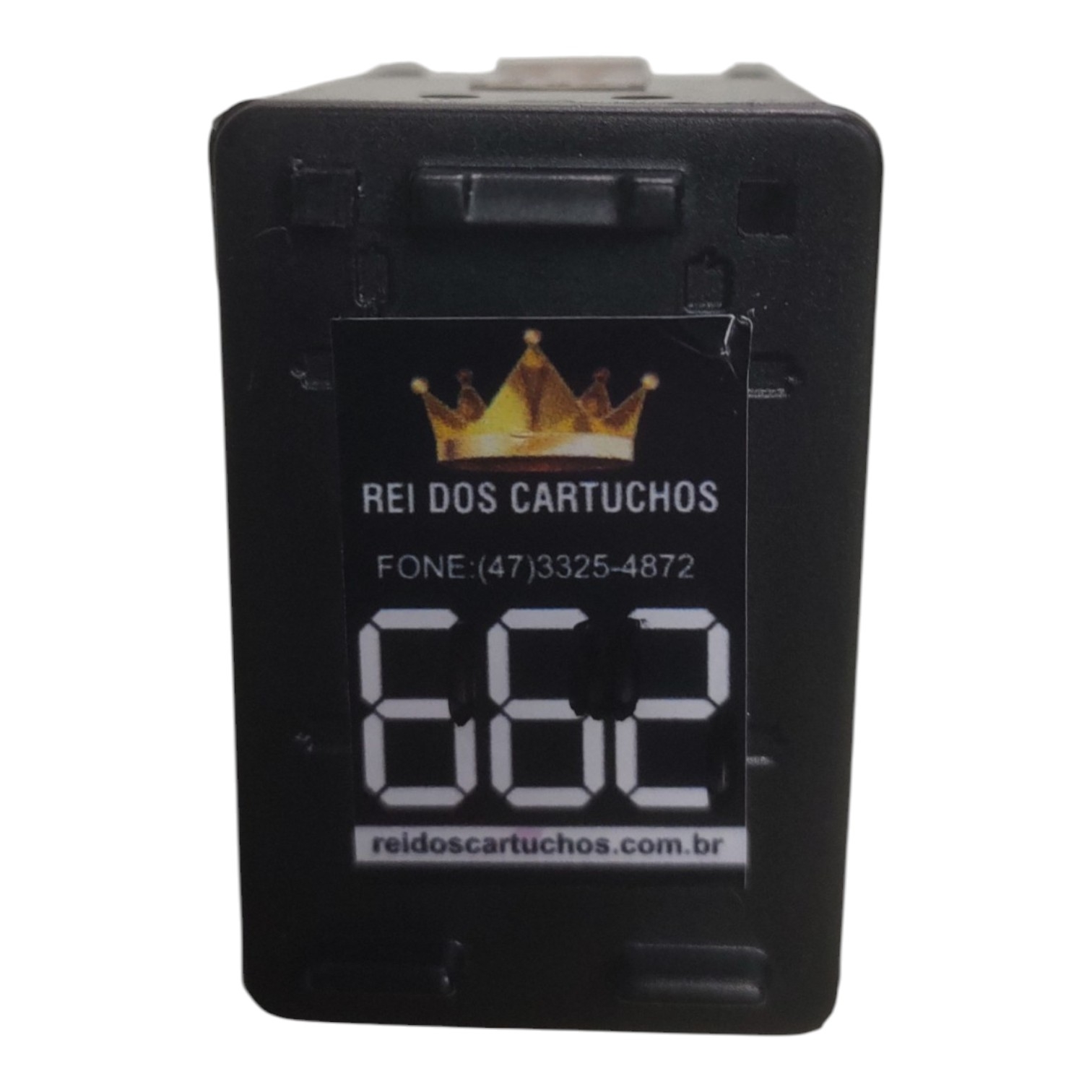 CARTUCHO HP 662 RECICLADO PRETO 20 ML