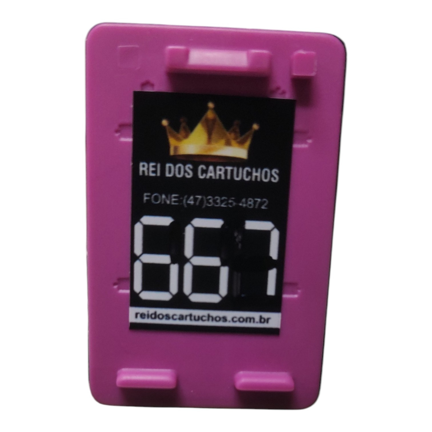 CARTUCHO HP 667 RECICLADO COLOR 12 ML
