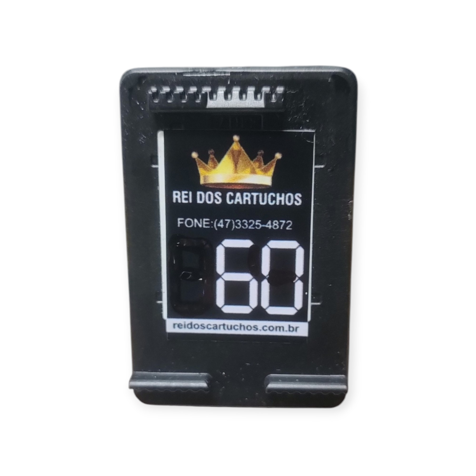 CARTUCHO HP 60 RECICLADO PRETO 20 ML