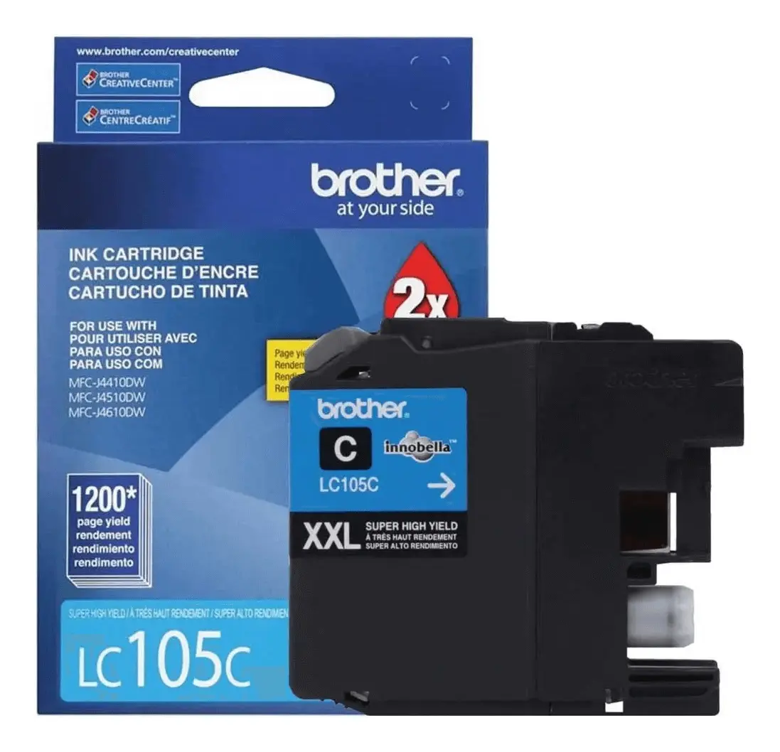 CARTUCHO BROTHER LC105C ORIGINAL AZUL 10ML
