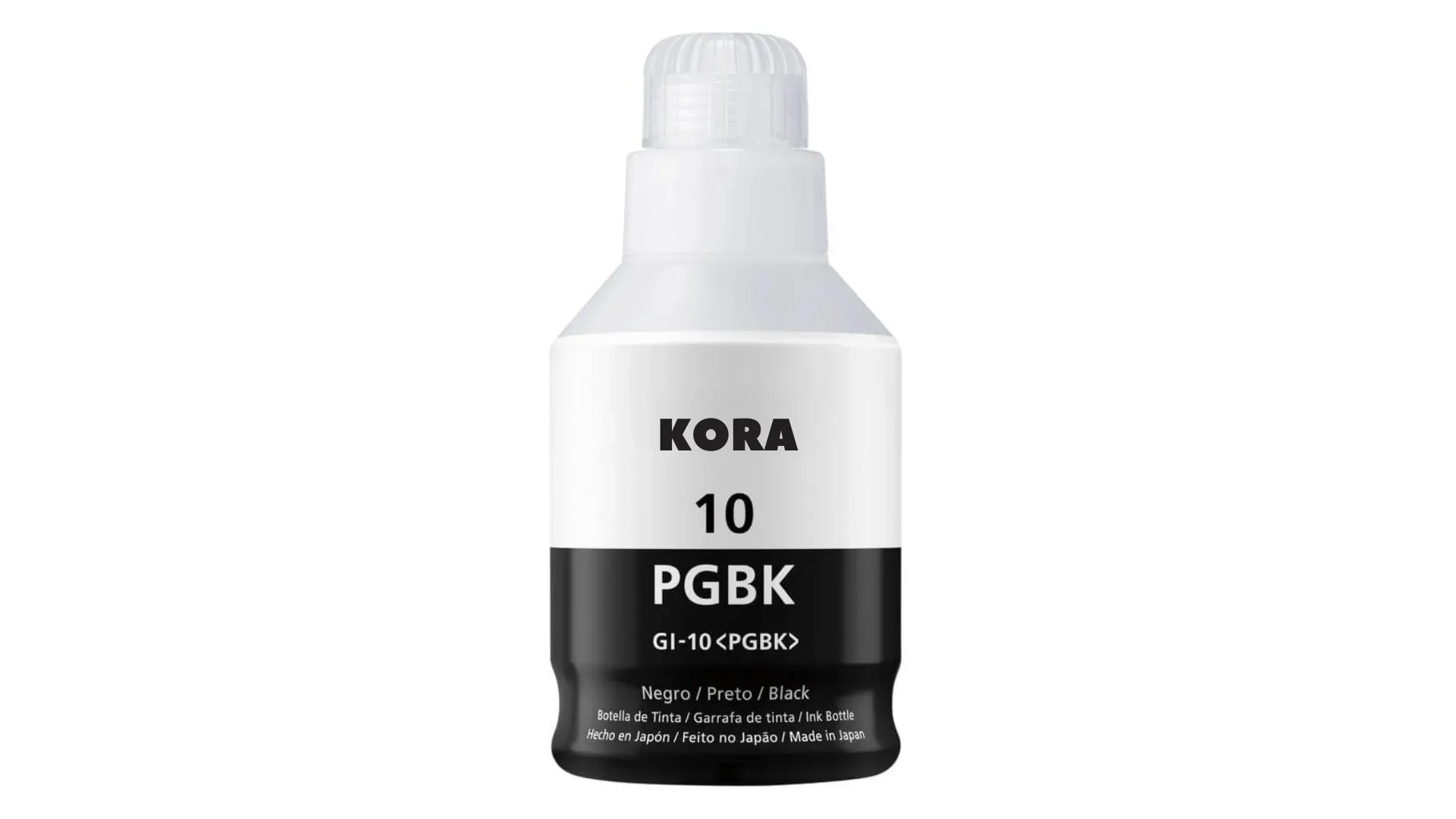 REFIL TINTA COMPATIVEL KORA  CANON GI-10 BK 170 ML