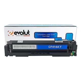TONER COMPATÍVEL HP W2021A 414A CIANO COM CHIP 2,1K EVOLUT