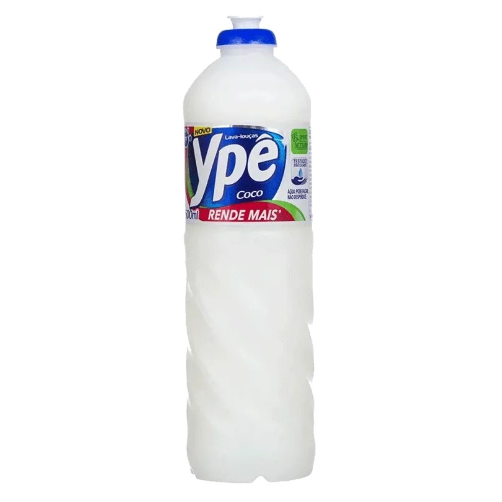 DETERGENTE YPE LAVA LOUÇAS COCO 500 ML