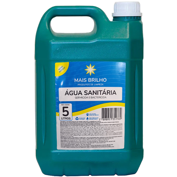 AGUA SANITARIA ECONOMICA MAIS BRILHO 5L