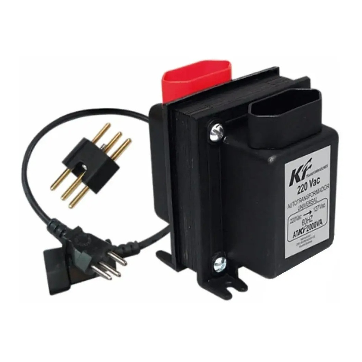 AUTOTRANSFORMADOR 2000VA BIVOLT TRIPOLAR KF