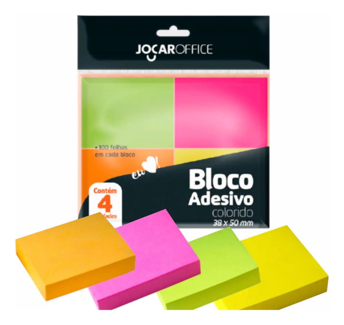 BLOCO ADESIVO NEON 38X50 400
