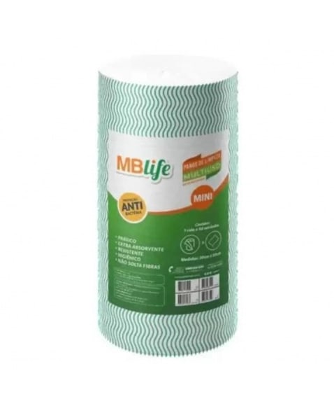 BOB MULTIUSO MBLIFE VERDE 35G 30CM C/50F
