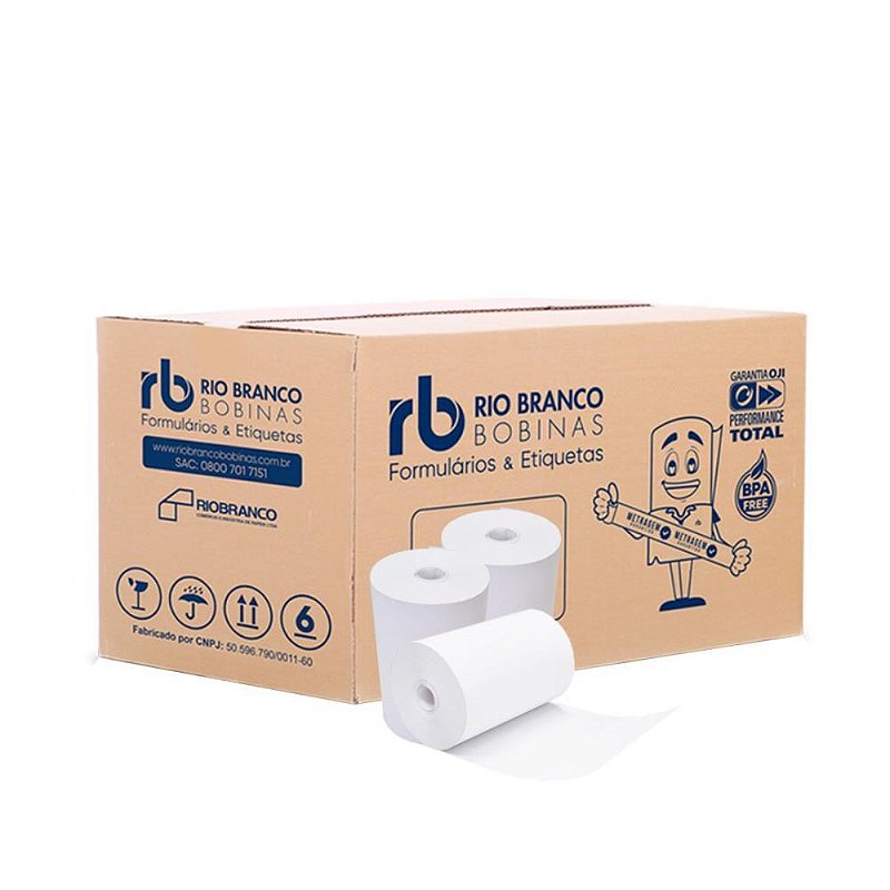 BOBINA TERMICA 80X40MT UNIDADE