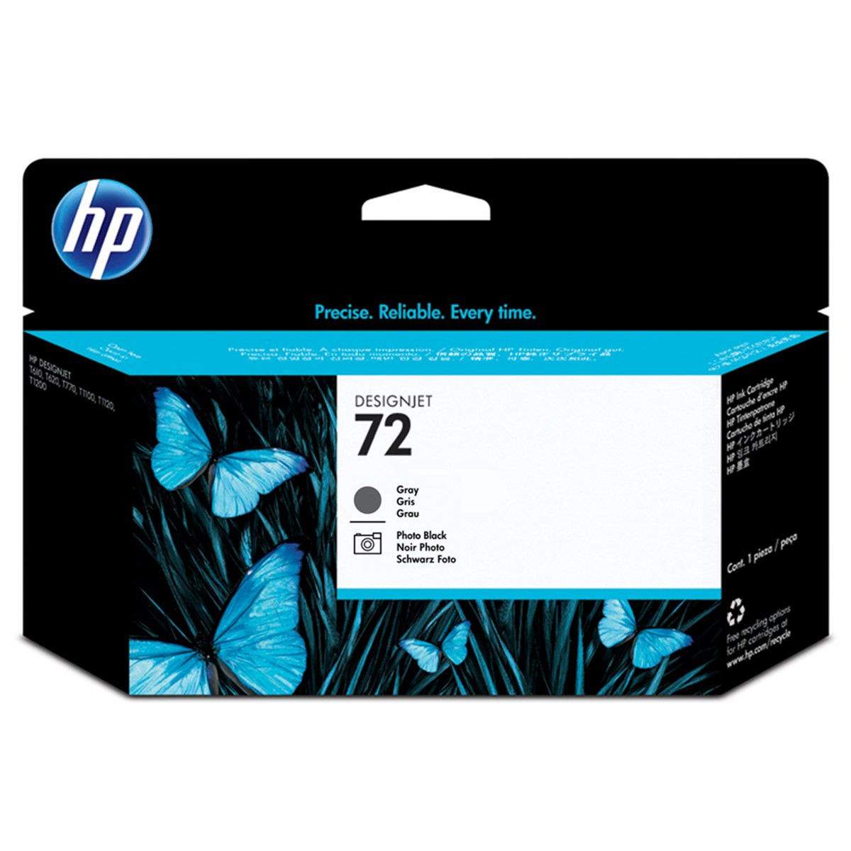 CABECA DE IMP. ORIGINAL HP 72 C9380A CINZA E PRETO