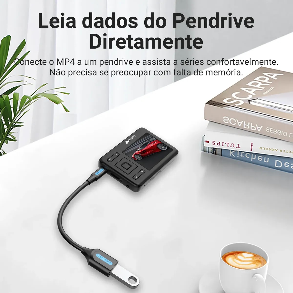 CABO ADAPTADOR USB FEMEA X MINI USB V3 OTG