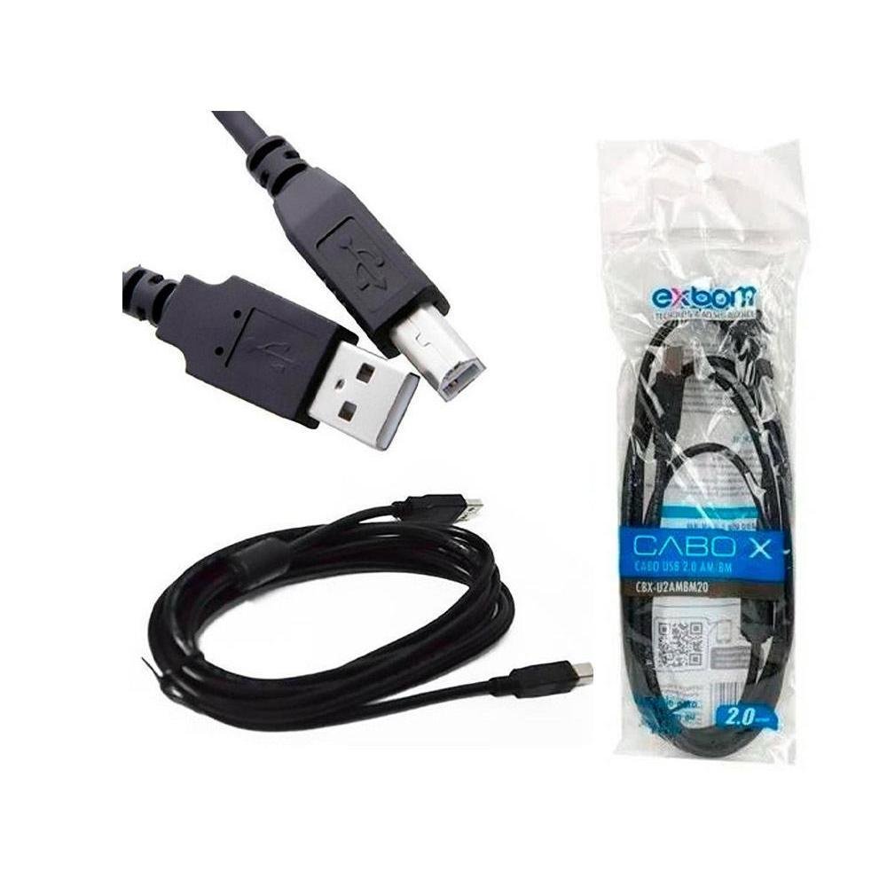 CABO DE IMPRESSORA USB 2.0 2MT