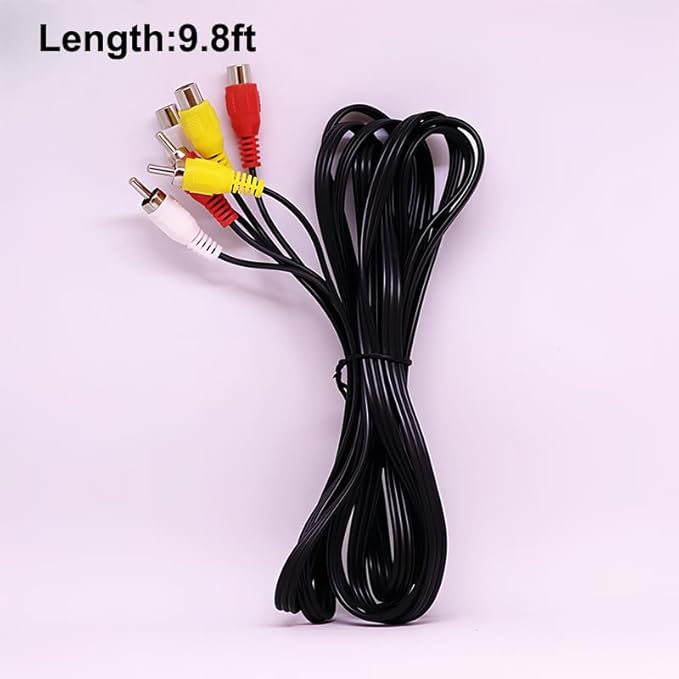CABO DE VIDEO 3 RCA FEMEA PARA 3 RCA MACHO EXTENSOR