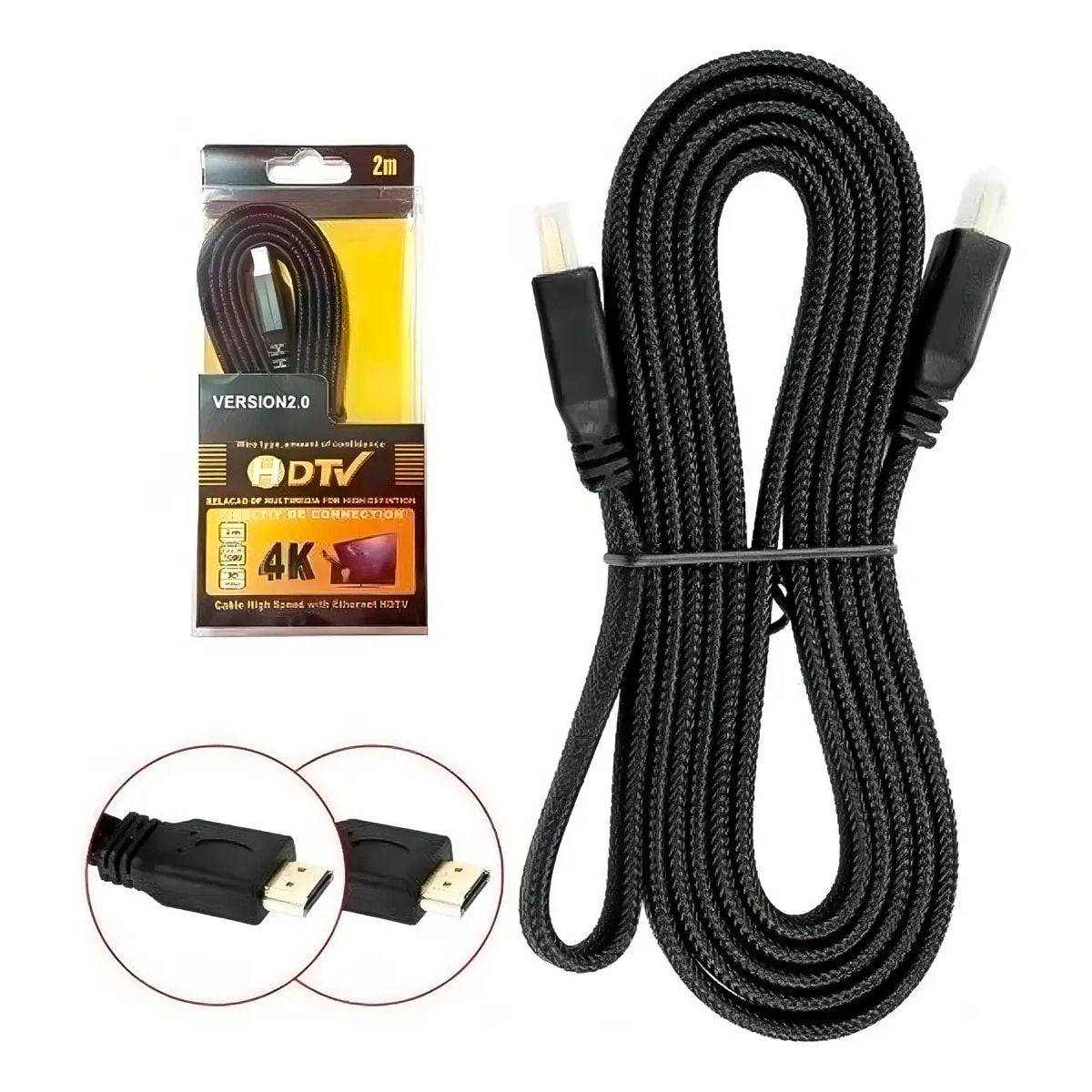 CABO HDMI X HDMI 2MT 4K FITA HM-204 DEX