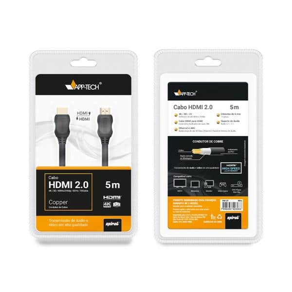 CABO HDMI X HDMI 5 MT2.0 HDR 4K GOLD CHIP SCE