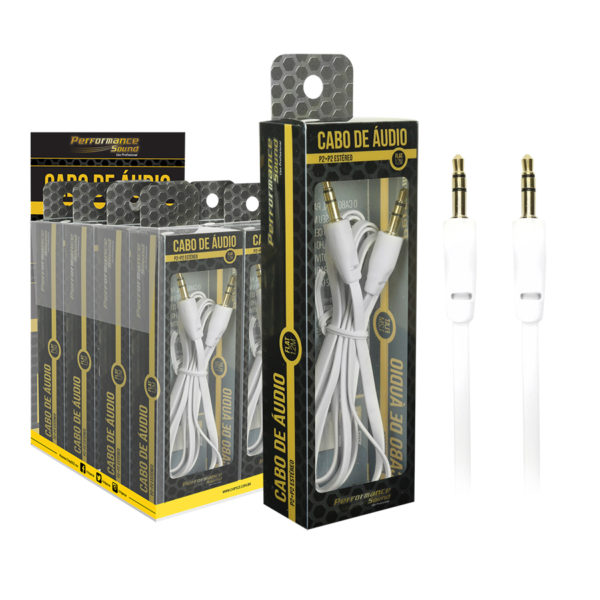 CABO P2 / P2 MOBILE FLAT 1.2M ESTEREO BRANCO CHIP SCE