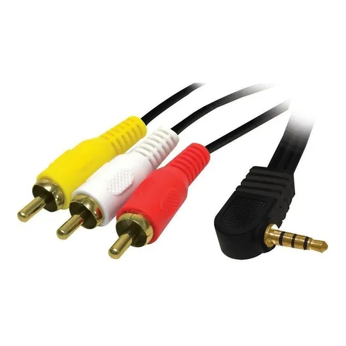 CABO RCA AV P3 ESTEREO +3 RCA MACHO 1.2 M PLUG METAL 018-9997 CHIP SCE