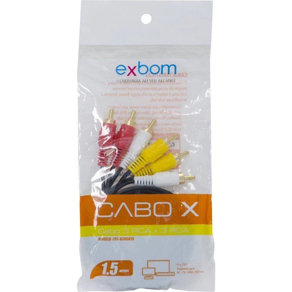 CABO RCA ESTEREO EXBOM