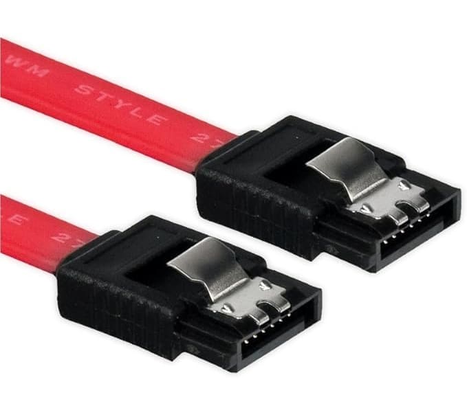 CABO SATA DE DADOS 0,50CM C TRAVA PC-CBST04RD PLUSCABLE