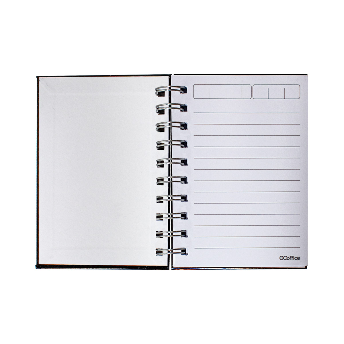 CADERNO CAPA DURA 100MM X 140MM 80 FOLHAS