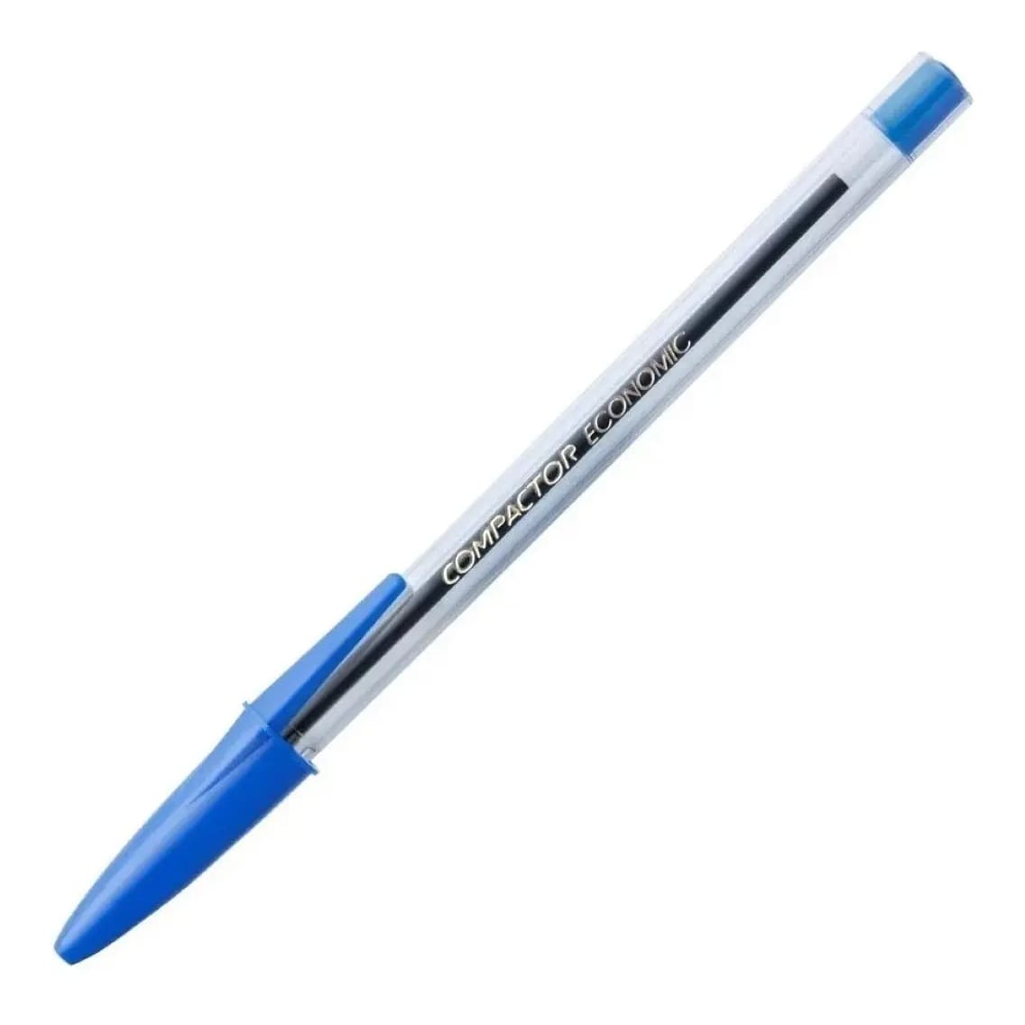 CANETA ESFEROGRAFICA COMPACTOR ECONOMIC AZUL 1.0MM
