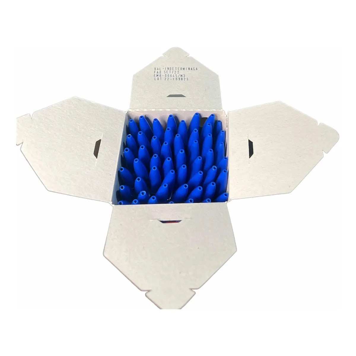 CANETA ESFEROGRAFICA COMPACTOR ECONOMIC AZUL 1.0MM