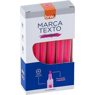 CANETA MARCA TEXTO DASHLIGTH ROSA FLUORESCENTE BRW