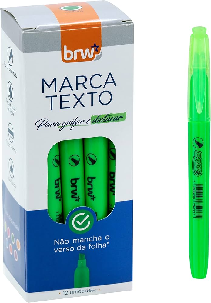 CANETA MARCA TEXTO VERDE