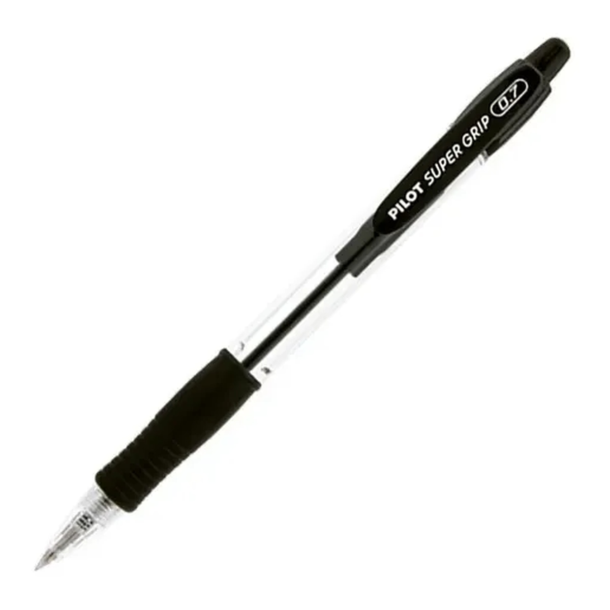 CANETA PILOT SUPER GRIPP RETRATIL 0.7 PRETA