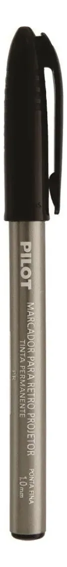 CANETA RETROPROJETOR 1.0MM PRETO PILOT