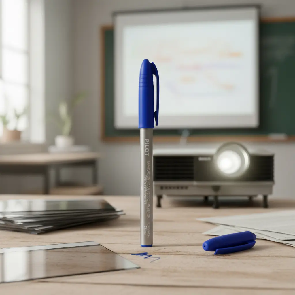 CANETA RETROPROJETOR 2.0MM AZUL PILOT
