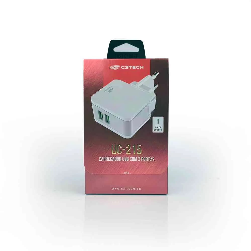 CARREGADOR CEL USB UC-215WH C3TECH