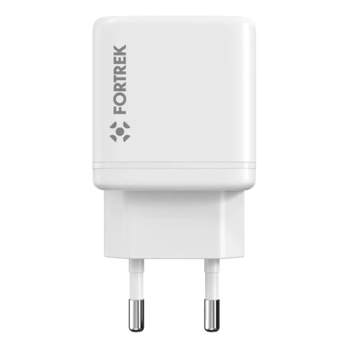 CARREGADOR UNIVERSAL AC/2 PORTAS USB/USB-C FK-110B FORTREK