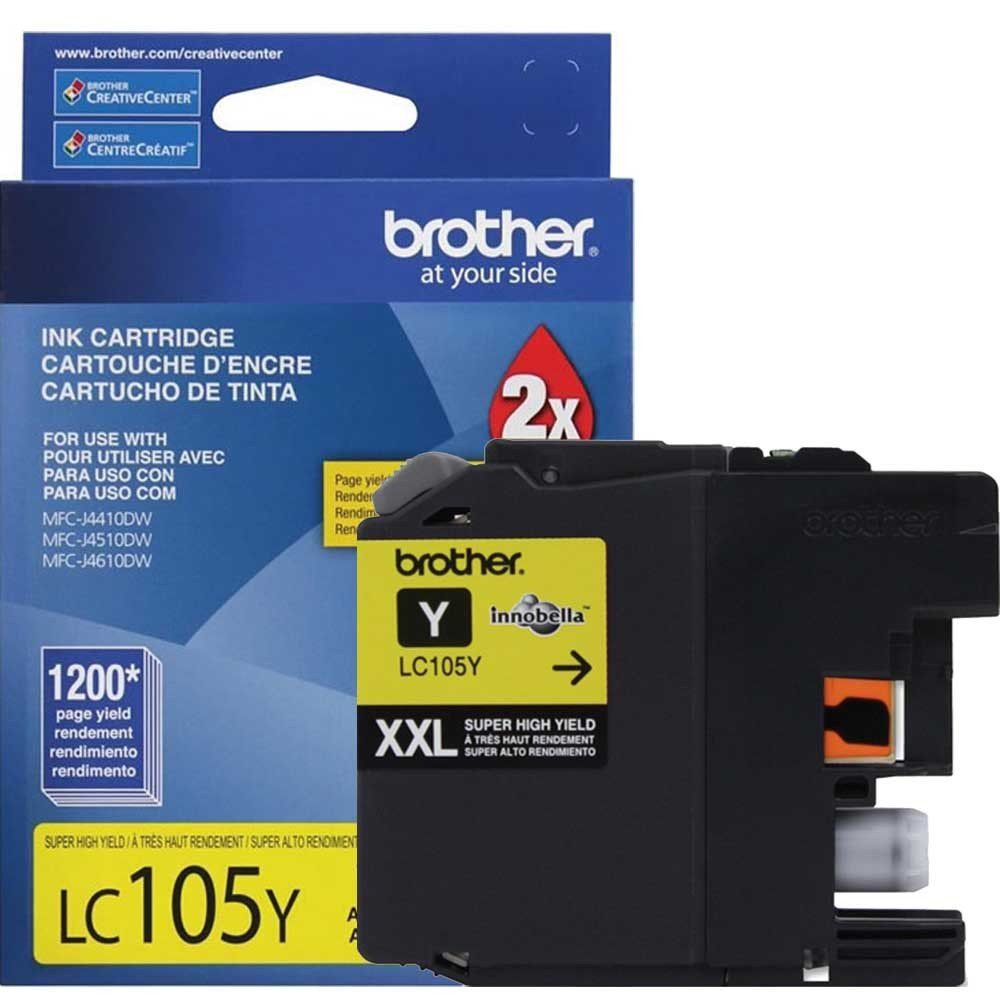 CARTUCHO BROTHER LC105Y ORIGINAL AMARELO 10ML