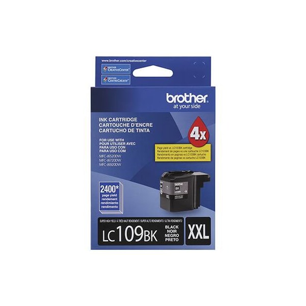 CARTUCHO BROTHER LC109BK ORIGINAL PRETO 50ML