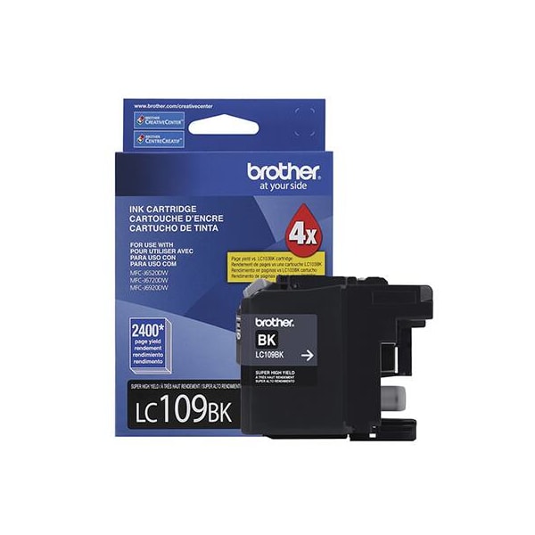 CARTUCHO BROTHER LC109BK ORIGINAL PRETO 50ML