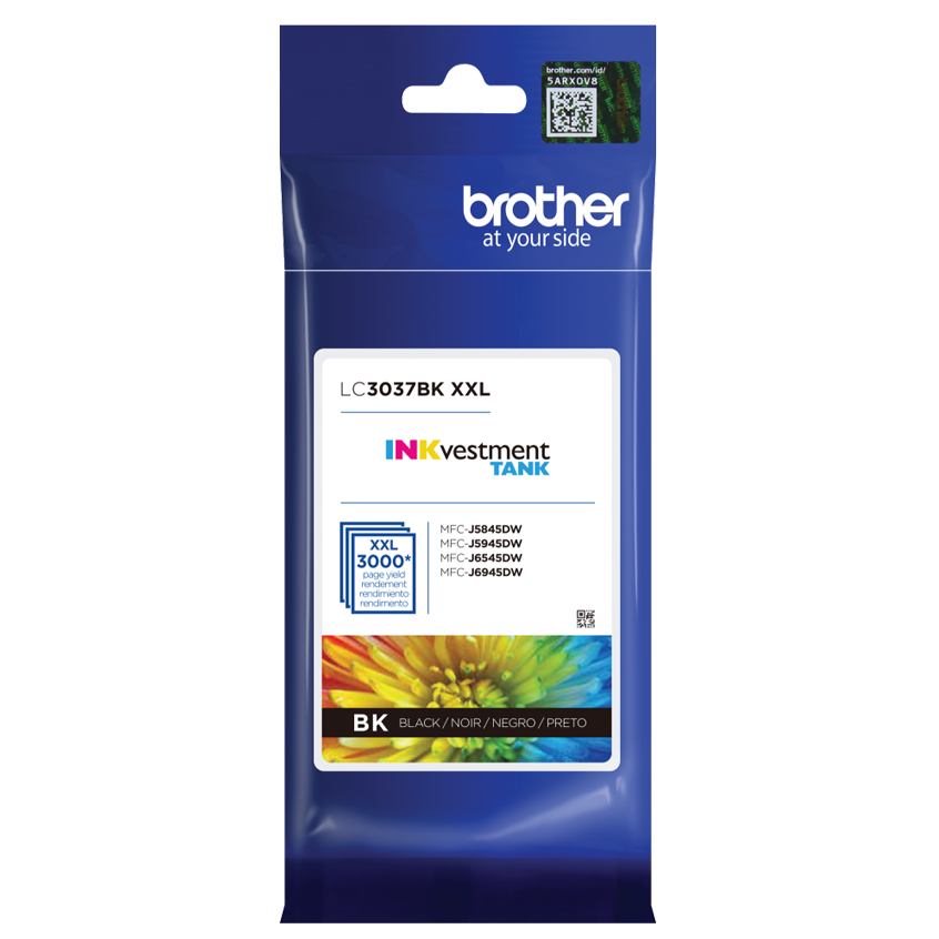 CARTUCHO BROTHER LC3037BKS PRETO ORIGINAL