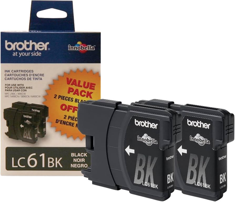 CARTUCHO BROTHER LC61 COMPATIVEL PRETO 16ML