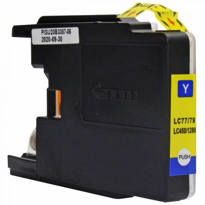 CARTUCHO BROTHER LC79 COMPATIVEL AMARELO 13ML
