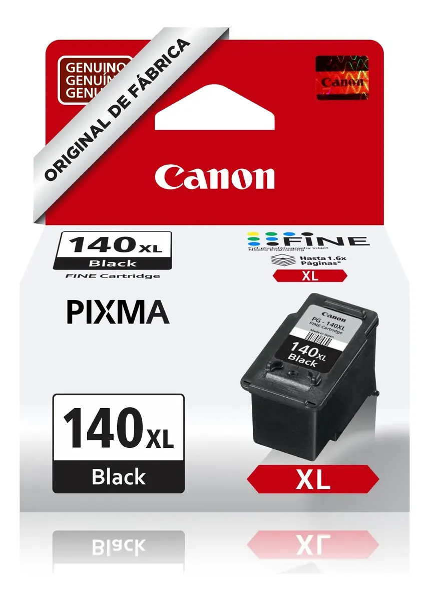 CARTUCHO CANON 140 RECICLADO PRETO 20ML