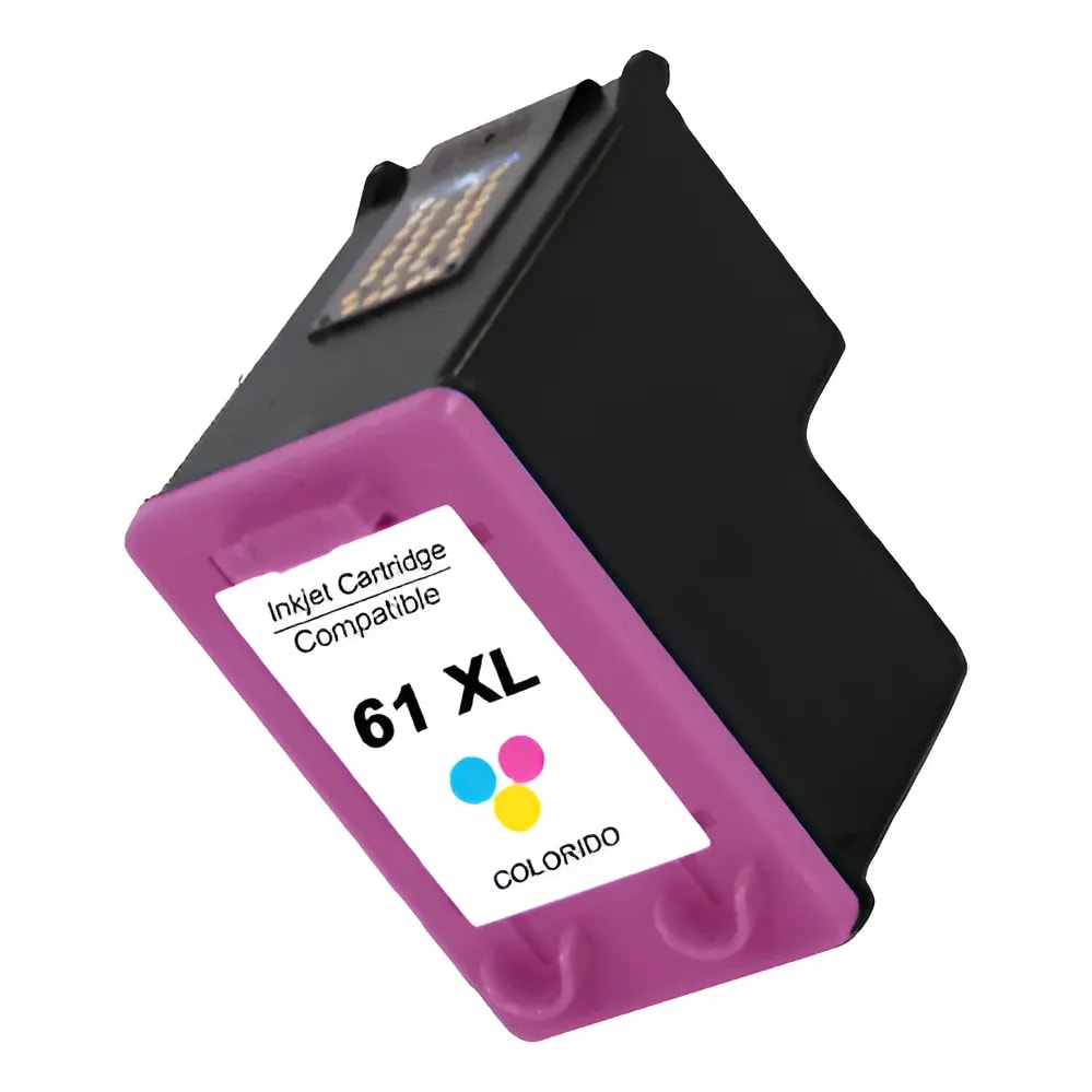 CARTUCHO DE TINTA HP 61 XL COMPATIVEL COLOR