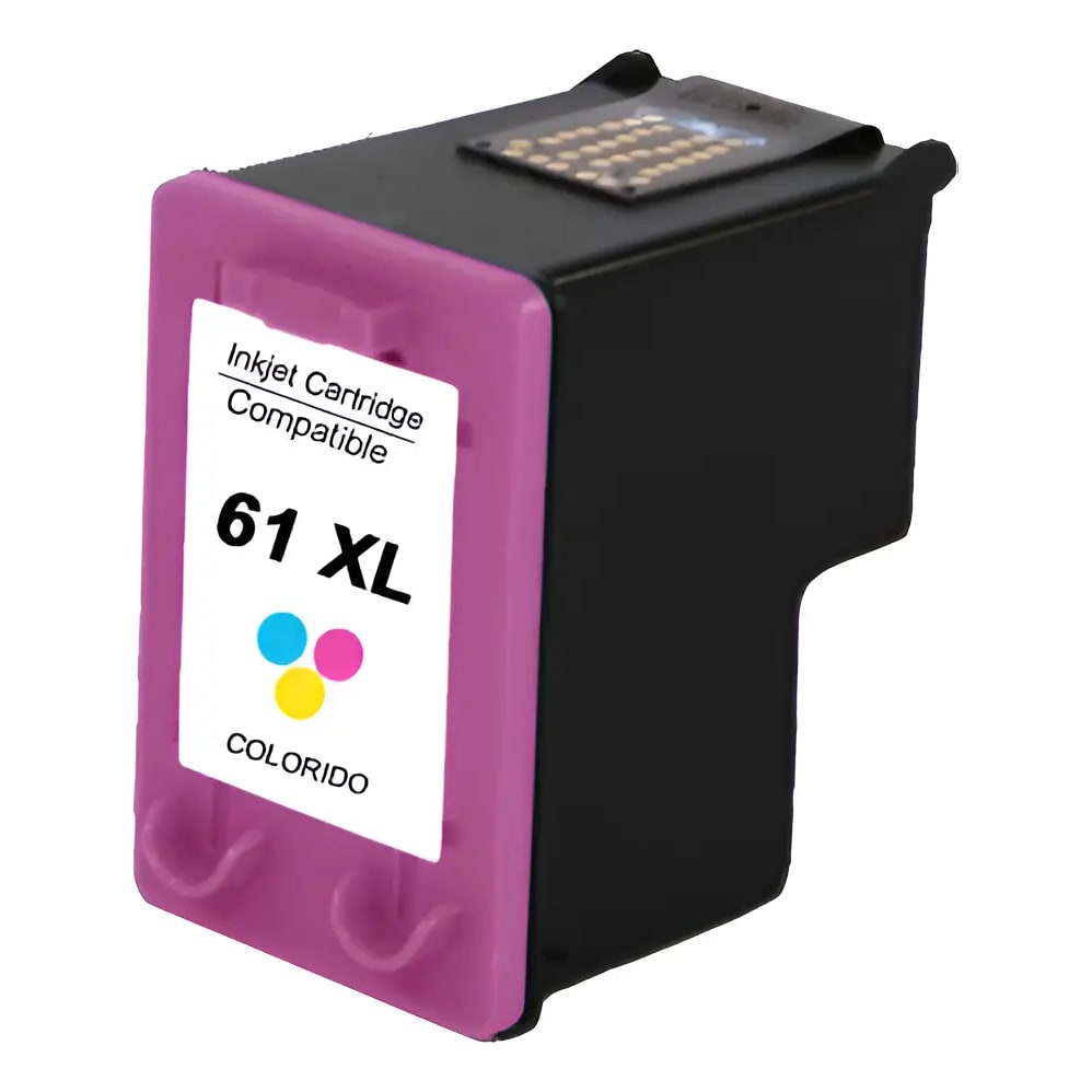CARTUCHO DE TINTA HP 61 XL COMPATIVEL COLOR