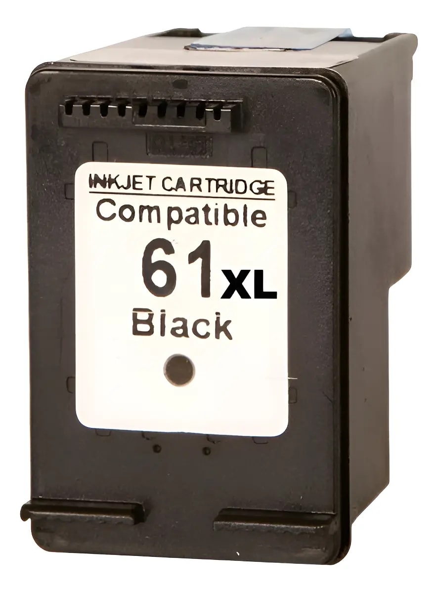 CARTUCHO DE TINTA HP 61 XL COMPATIVEL PRETO